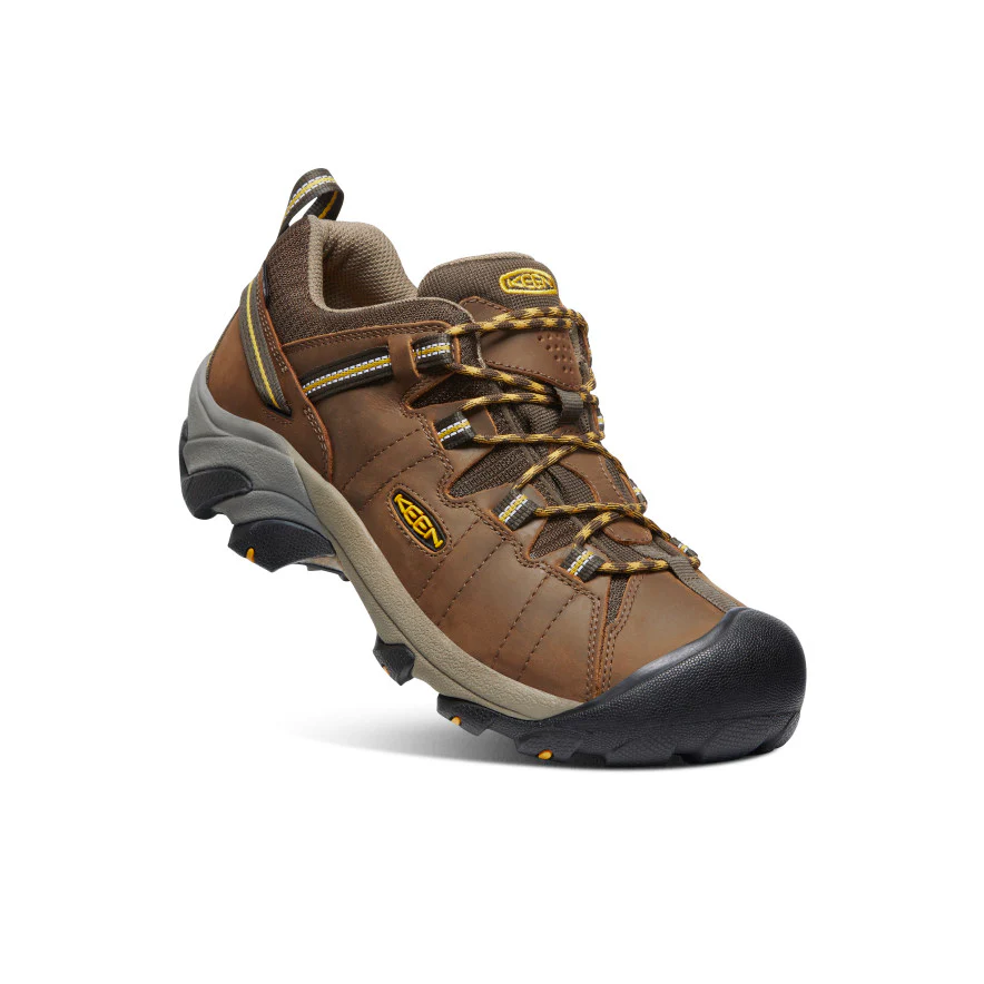Men's Targhee II Waterproof Wide  |  Cascade Brown/Golden Yellow - Image 3