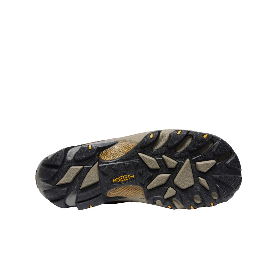 Men's Targhee II Waterproof Wide  |  Cascade Brown/Golden Yellow - Image 5