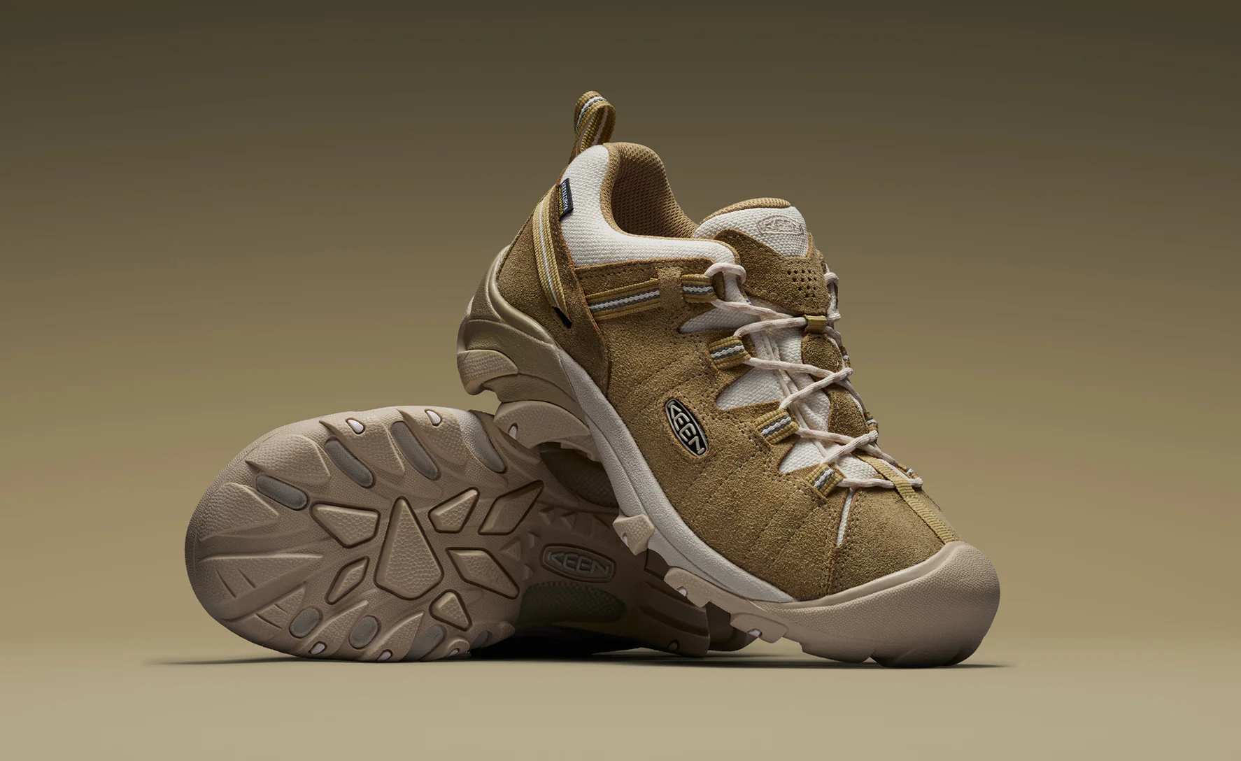 Men's Targhee II Waterproof Wide  |  Cascade Brown/Golden Yellow - Image 6