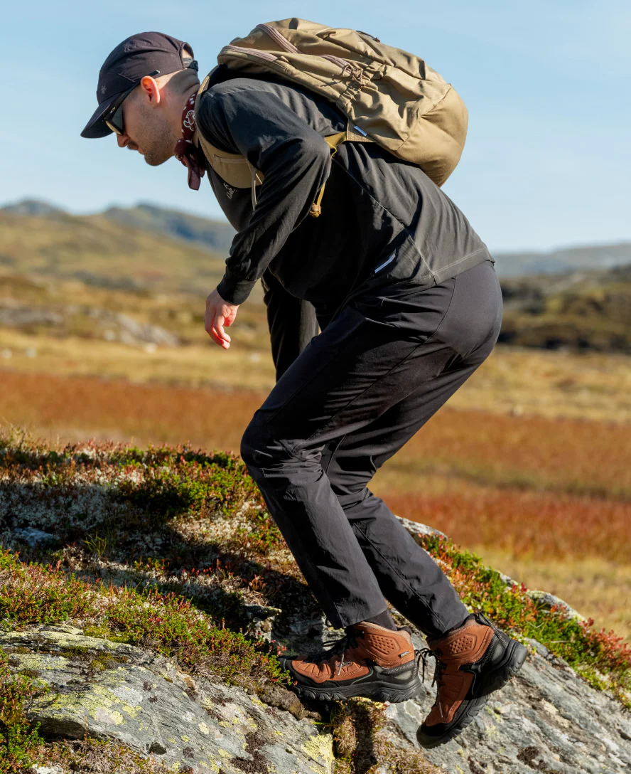Men's Targhee IV Waterproof Hiking Boot  |  Bison/Black - Image 9