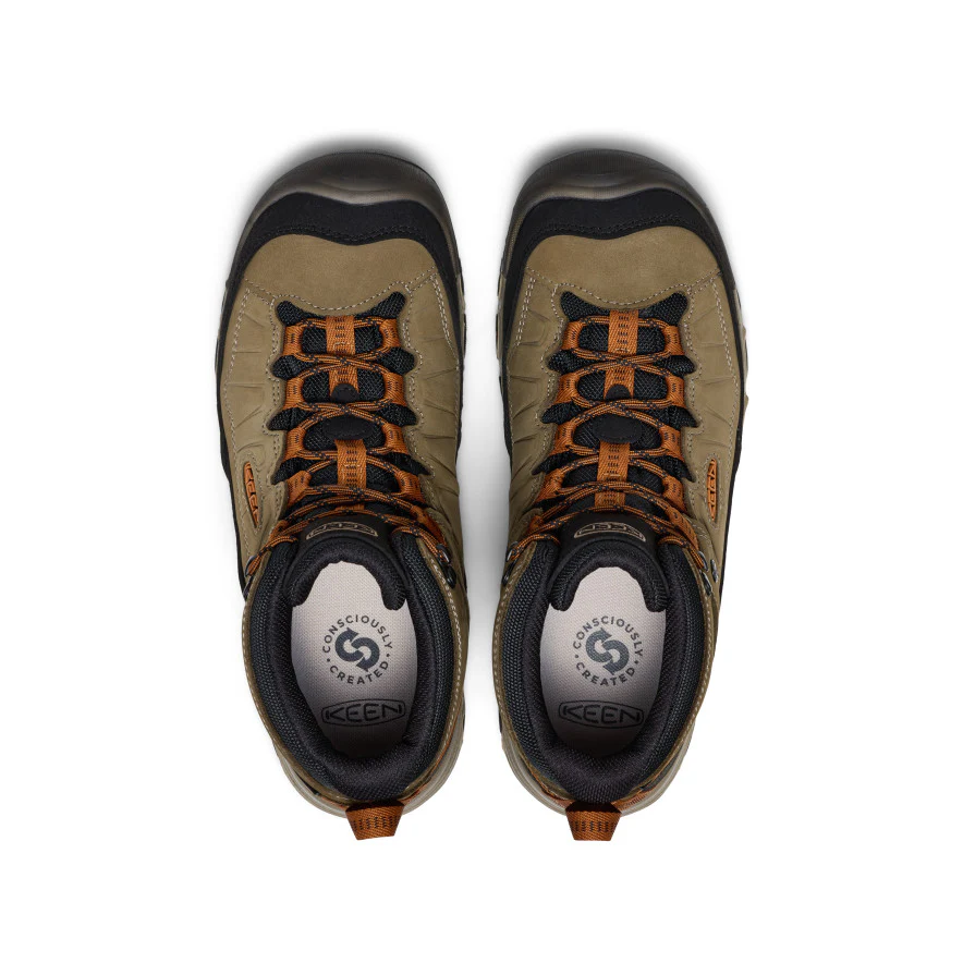 Men's Targhee IV Waterproof Hiking Boot | Sea Turtle/Roasted Pecan - Image 4