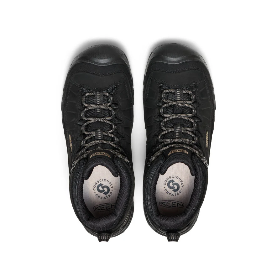 Men's Targhee IV Waterproof Hiking Boot  |  Triple Black - Image 4