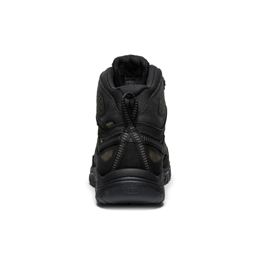 Men's Targhee IV Wide Waterproof Hiking Boot  |  Triple Black - Image 5