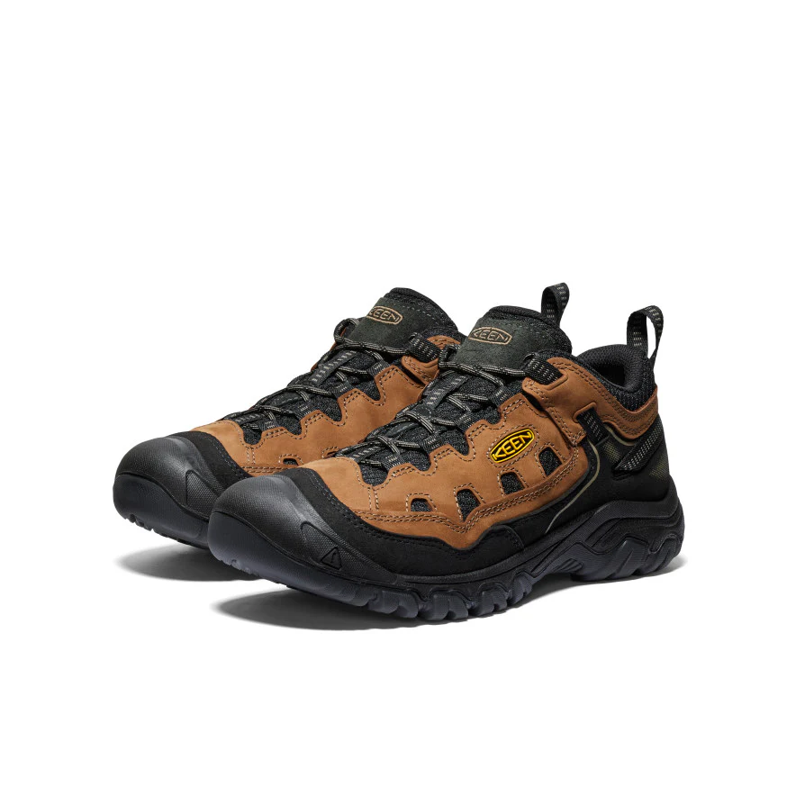 Men's Targhee IV Vented Hiking Shoe | Bison/Golden Yellow - Image 2