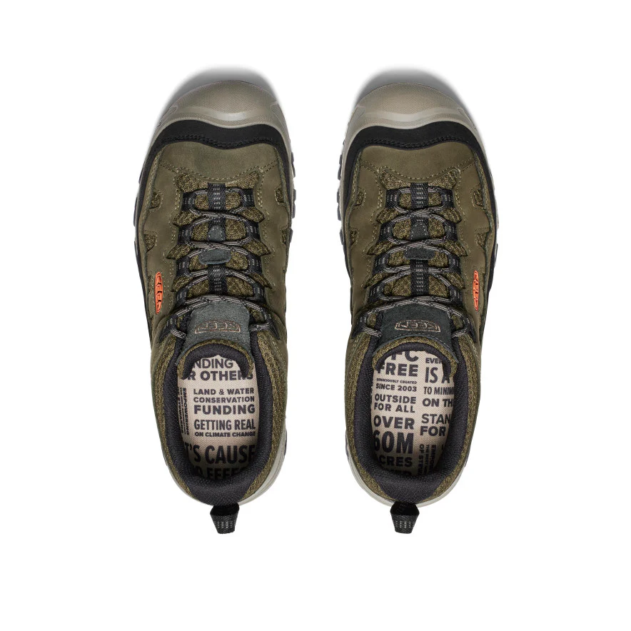 Men's Targhee IV Vented Hiking Shoe  |  Dark Olive/Gold Flame - Image 4