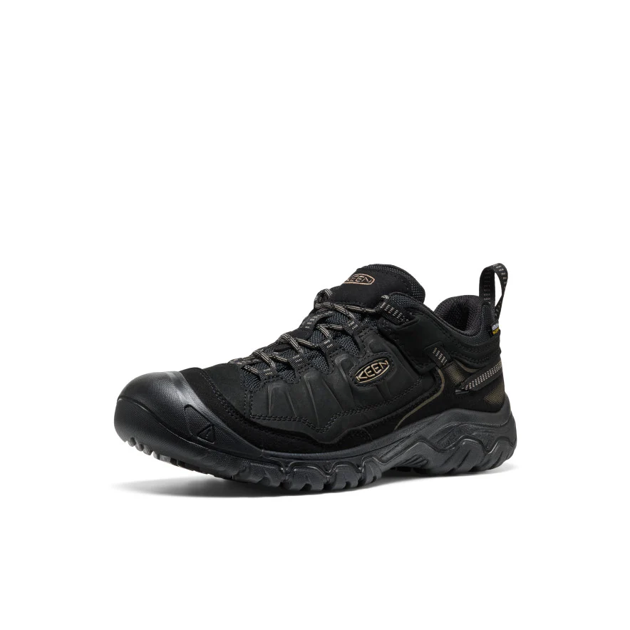 Men's Targhee IV Waterproof Hiking Shoe  |  Triple Black - Image 3