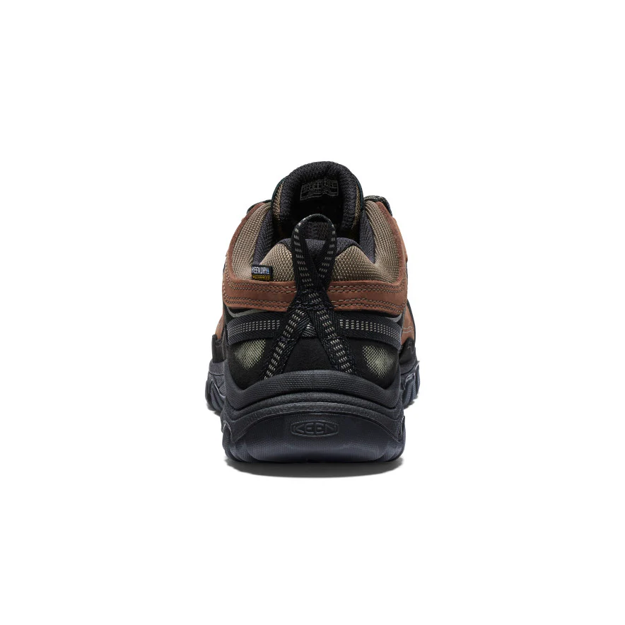 Men's Targhee IV Wide Waterproof Hiking Shoe  |  Bison/Black - Image 5