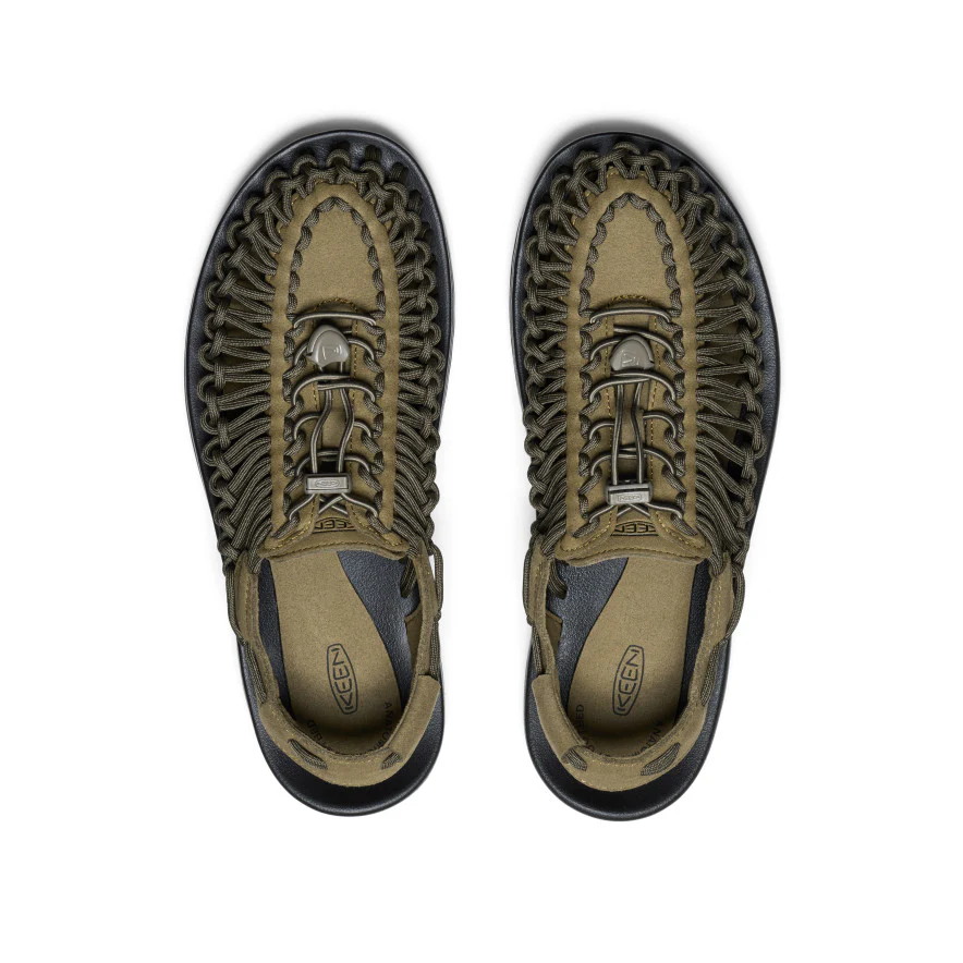 Men's UNEEK Sneaker  |  Dark Olive/Black - Image 4