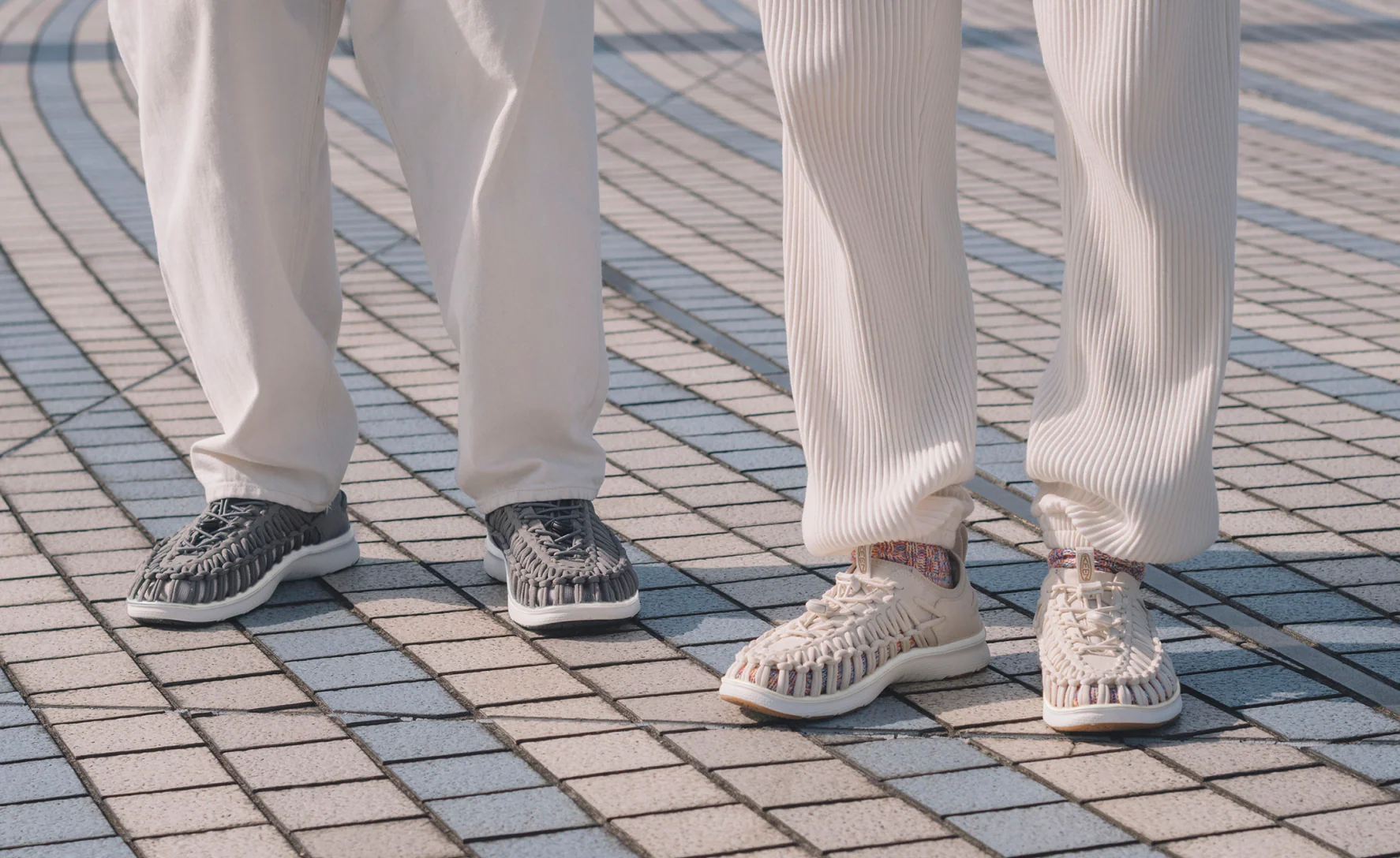 Men's UNEEK O3 Sneaker Sandal  |  Birch/Star White - Image 7