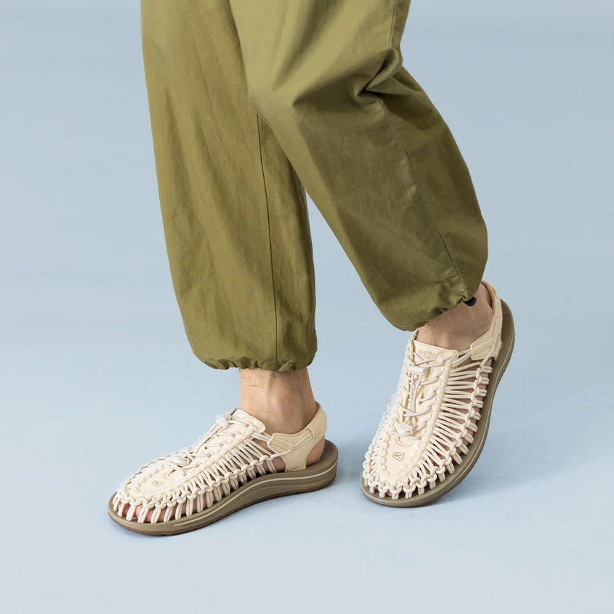Men's UNEEK Sneaker  |  White Cap/Cornstalk - Image 8
