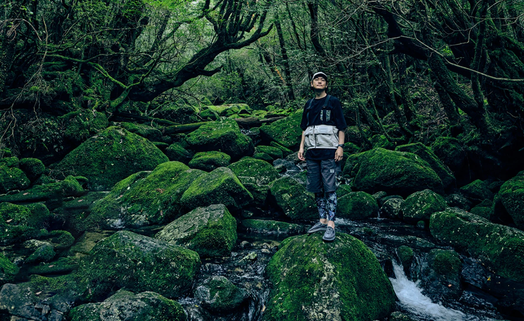 Men's UNEEK Sneaker x ELNEST  |  Yakushima Forestra Camo - Image 7