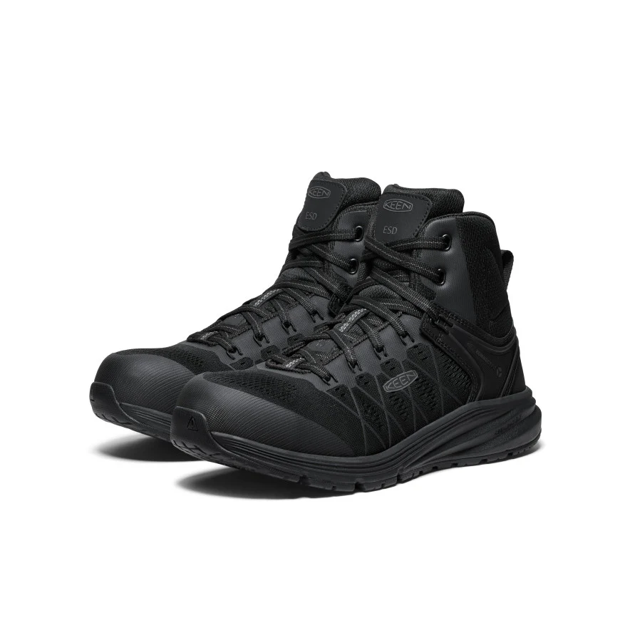 Men's Vista Energy Mid ESD (Carbon Toe) | Black/Black - Image 2