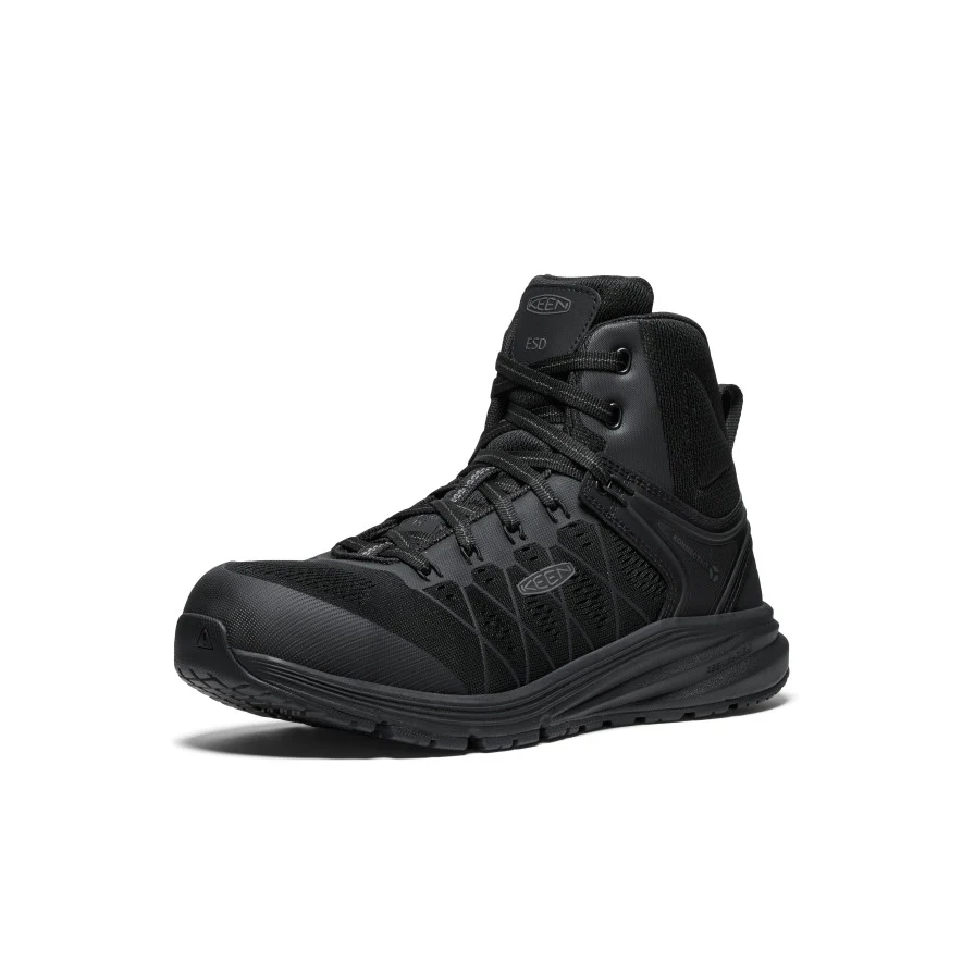 Men's Vista Energy Mid ESD (Carbon Toe) | Black/Black - Image 3