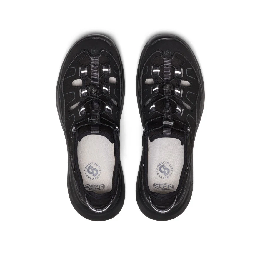 Men's WK450 Walking Sandal  |  Black/Black - Image 4