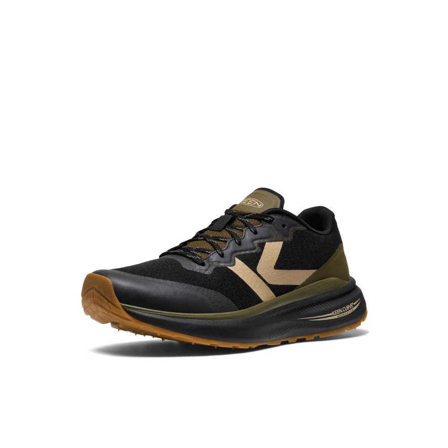 Men's WK500 Walking Shoe  |  Black/Dark Olive - Image 3