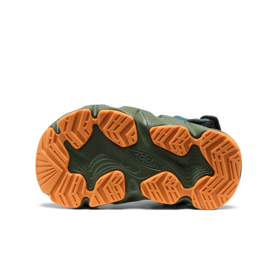 Toddlers' HyperFLT Clog  |  Bronze Green/Orange Peel - Image 6
