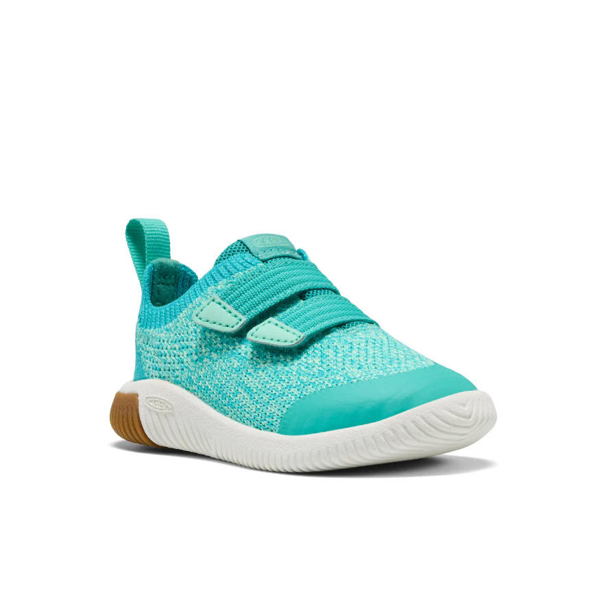 Toddlers' KNX Knit Double Strap  |  Bright Aqua/Cabbage - Image 3