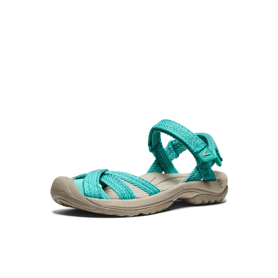 Women's Bali Strap Sandal  |  Bright Aqua - Image 3