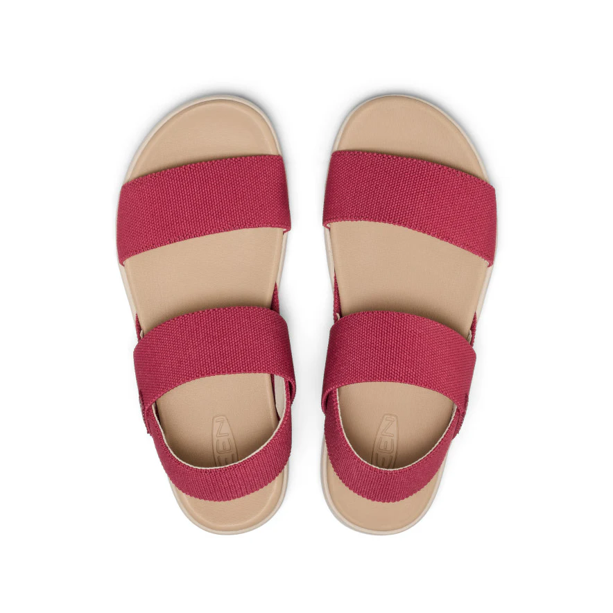 Women's Elle Backstrap Sandal  |  Garnet/Birch - Image 4