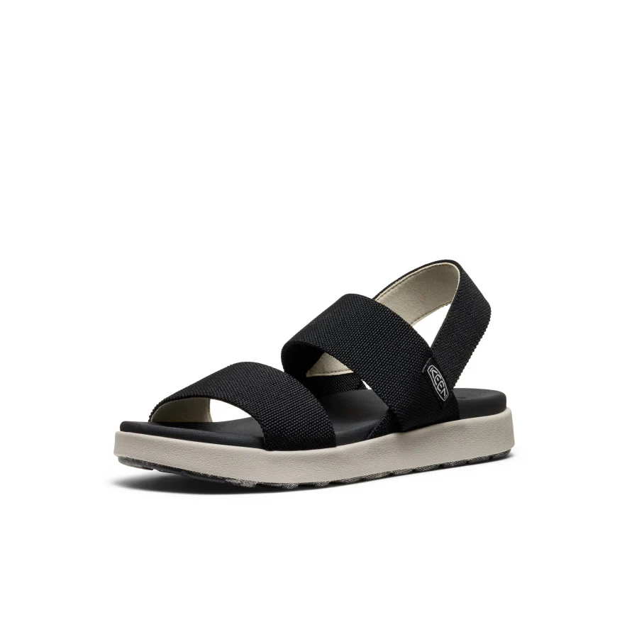 Women's Elle Backstrap Sandal Wide  |  Black - Image 2