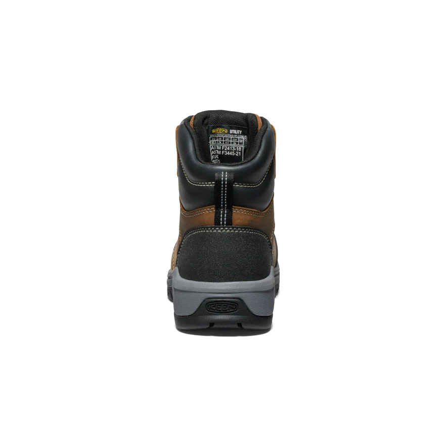 Women's Evanston 6" ESD Boot (Carbon Toe)  |  Bison/Black - Image 5
