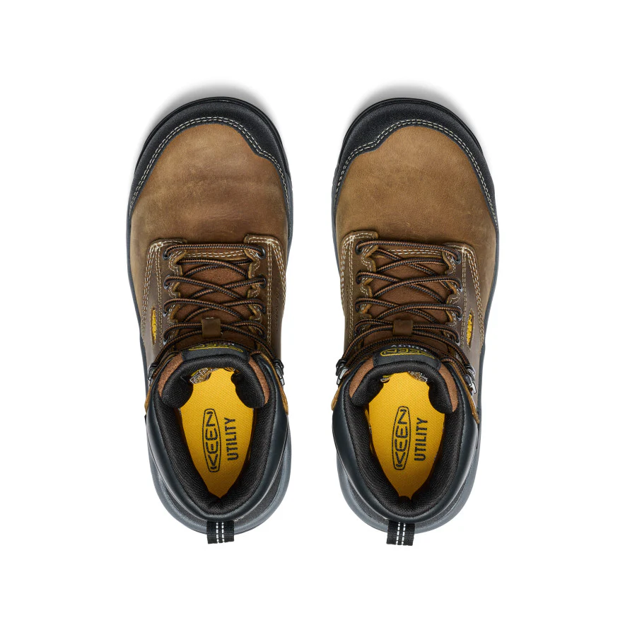 Women's Evanston 6" Waterproof Boot INT MET (Carbon Toe)  |  Bison/Black - Image 4