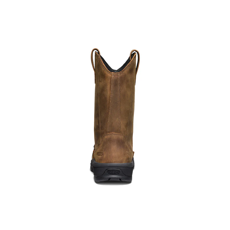 Women's Evanston Pull-On Waterproof Boot (Carbon Toe)  |  Bison/Black - Image 5