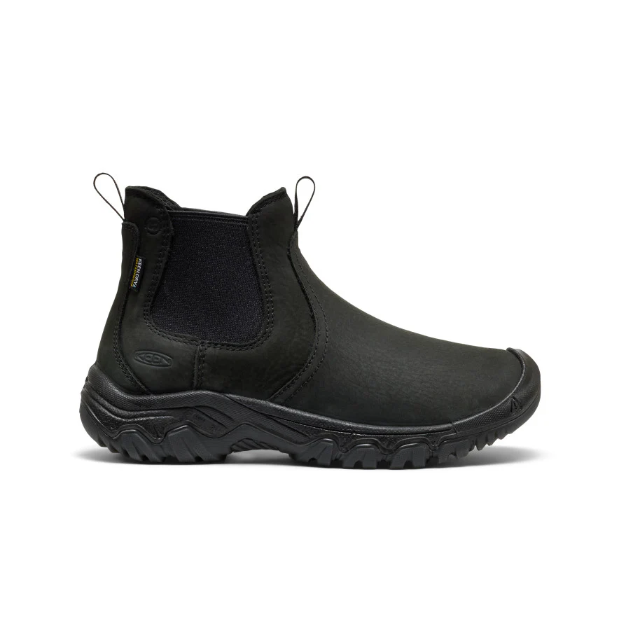 Women's Greta II Waterproof Chelsea | Black/Black - Image 7
