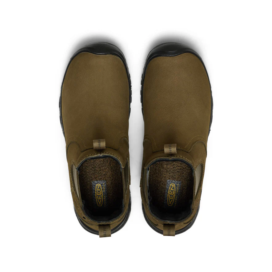 Women's Greta II Waterproof Chelsea | Dark Olive/Black - Image 5