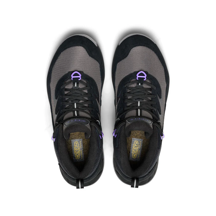 Women's Hightrail Polar Waterproof Hiking Boot  |  Black/Aster Purple - Image 4