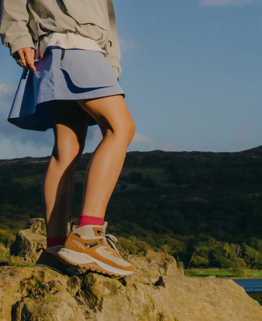 Women's Hightrail Waterproof Hiking Boot  |  Alloy/Thistle - Image 9