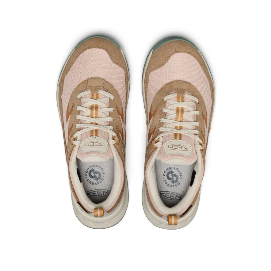 Women's Hightrail Waterproof Hiking Shoe  |  Cameo Rose/Oak Buff - Image 4