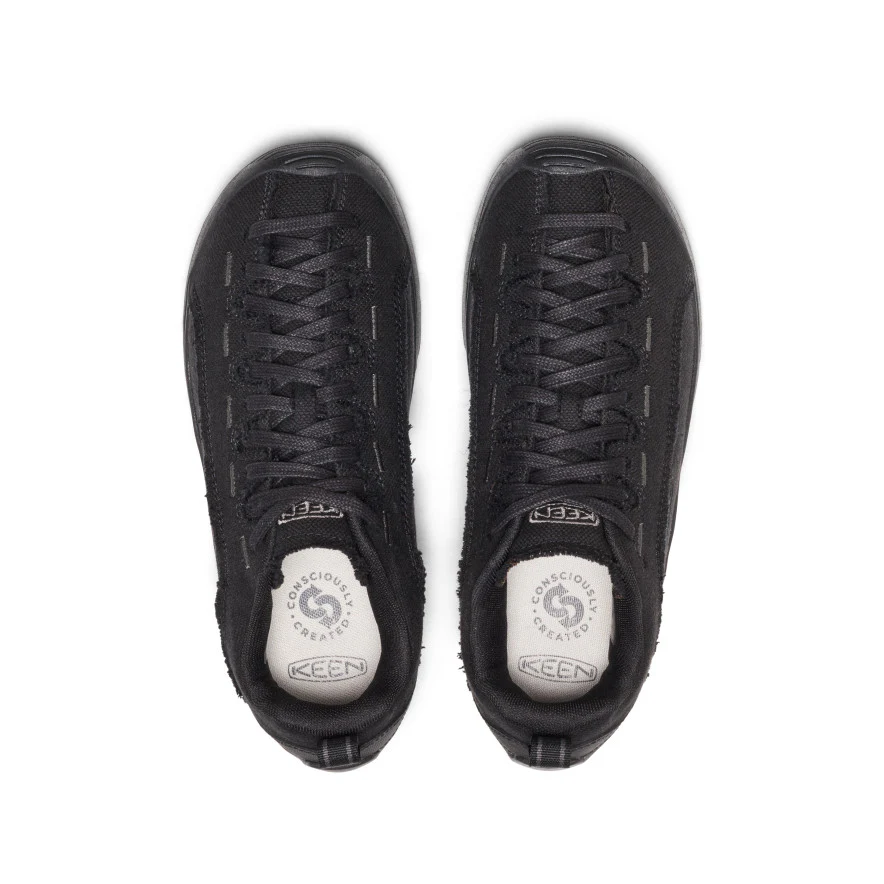Women's Jasper Split Sneaker  |  Black/Black - Image 5
