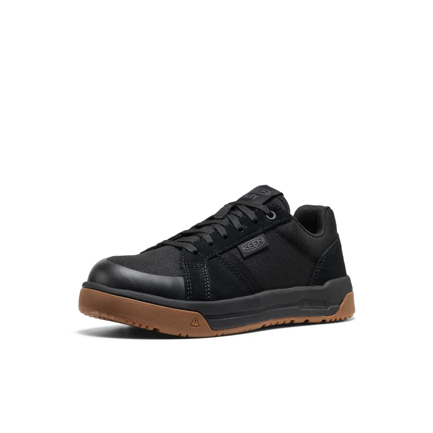 Women's Kenton Work Shoe (Carbon Toe)  |  Black/Gum - Image 3