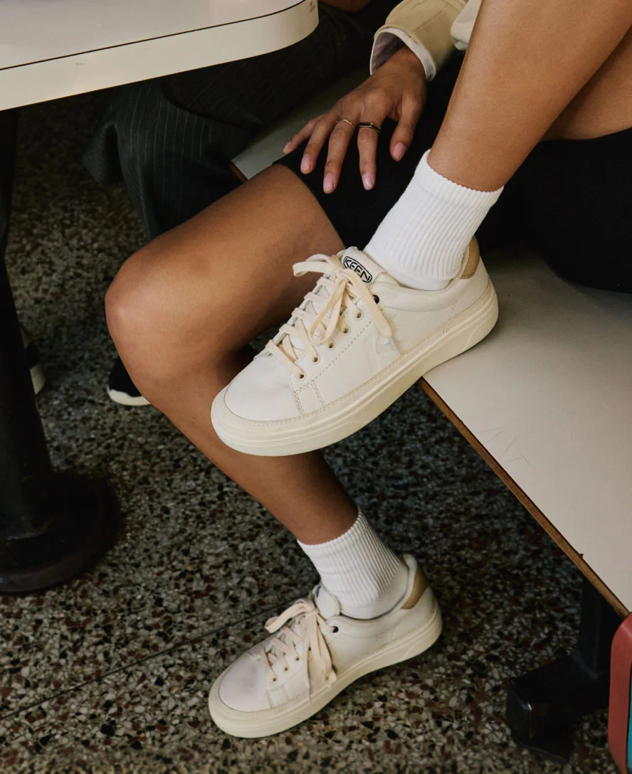 Women's KM1 Leather Sneaker  |  Birch/Safari - Image 8