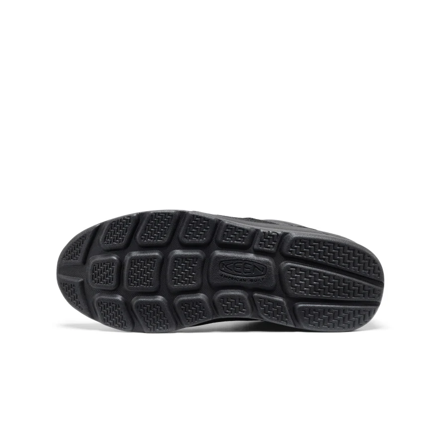 Women's KM2 Leather Jogger  |  Black/Black - Image 6