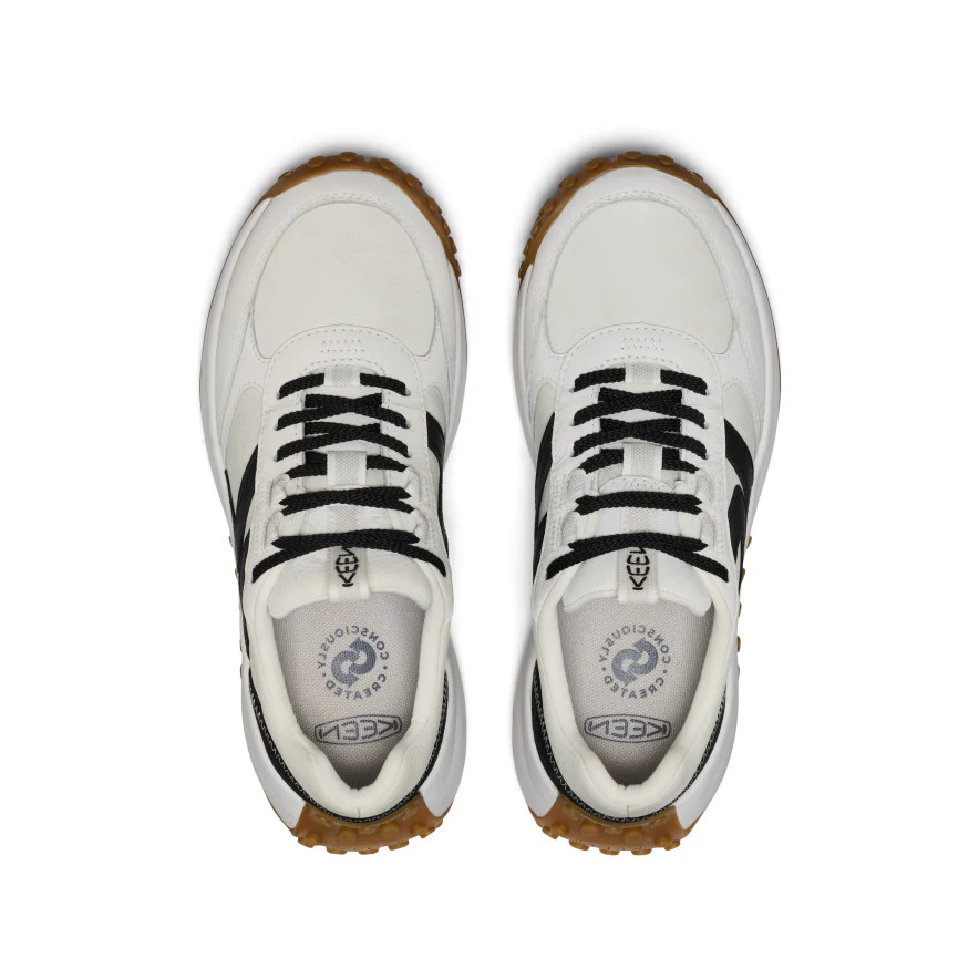 Women's KS86 Leather Sneaker  |  Star White/Black - Image 4