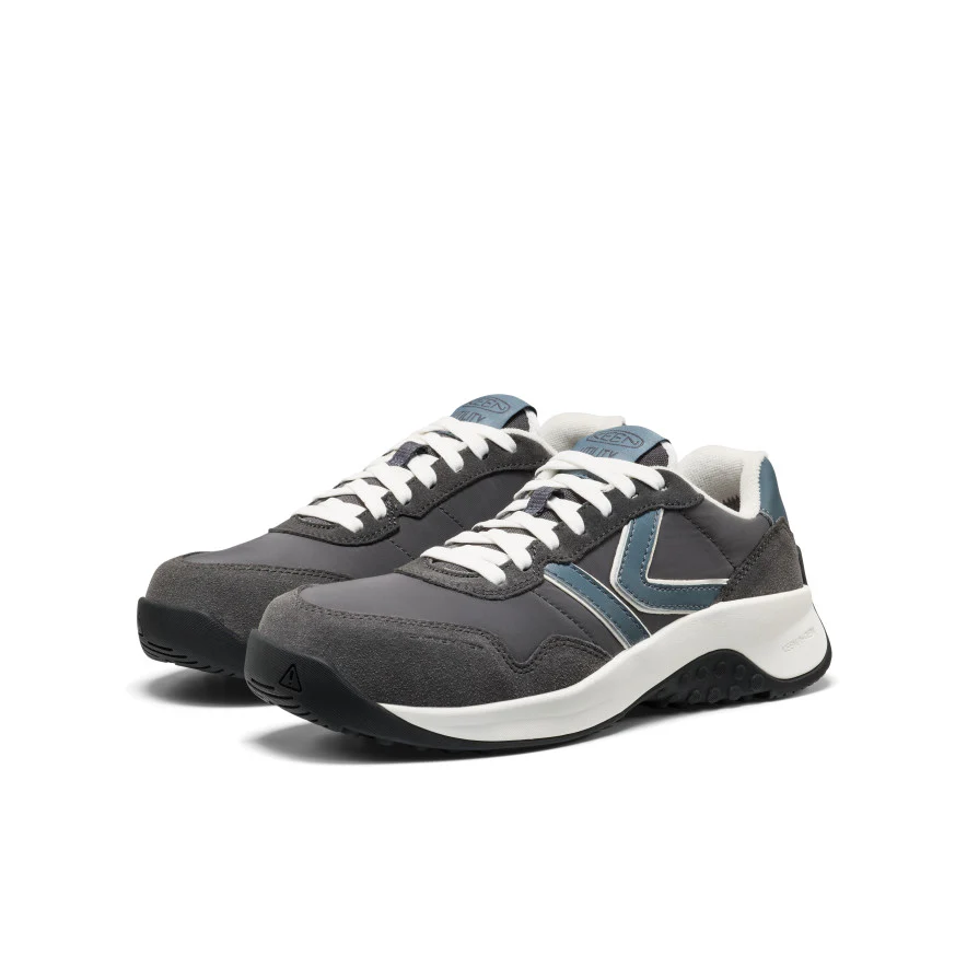 Women's KS86 Utility ESD Work Sneaker (Carbon Toe)  |  Magnet/Black - Image 2