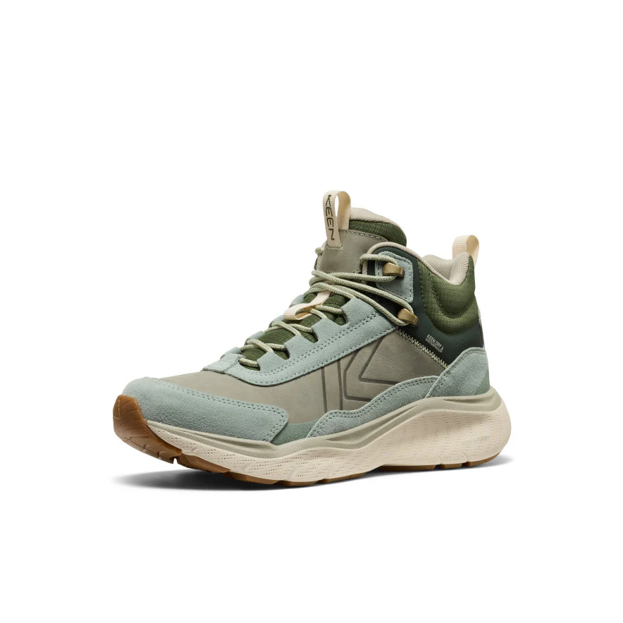 Women's Leiki Waterproof Leather Hiking Boot | Iceberg Green/Bronze Green - Image 3