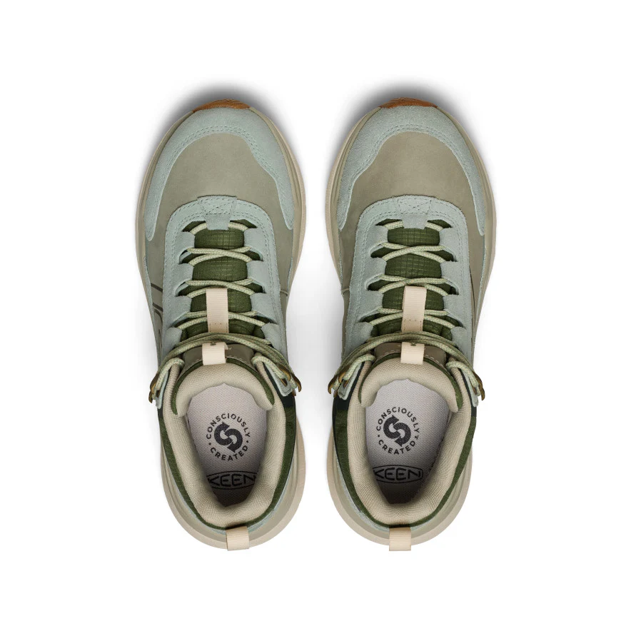 Women's Leiki Waterproof Leather Hiking Boot | Iceberg Green/Bronze Green - Image 4