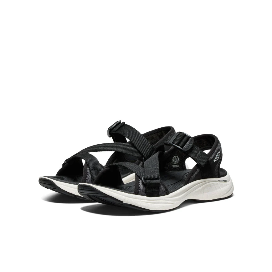 Women's Leiki Open-Toe Sandal  |  Black/Star White - Image 2