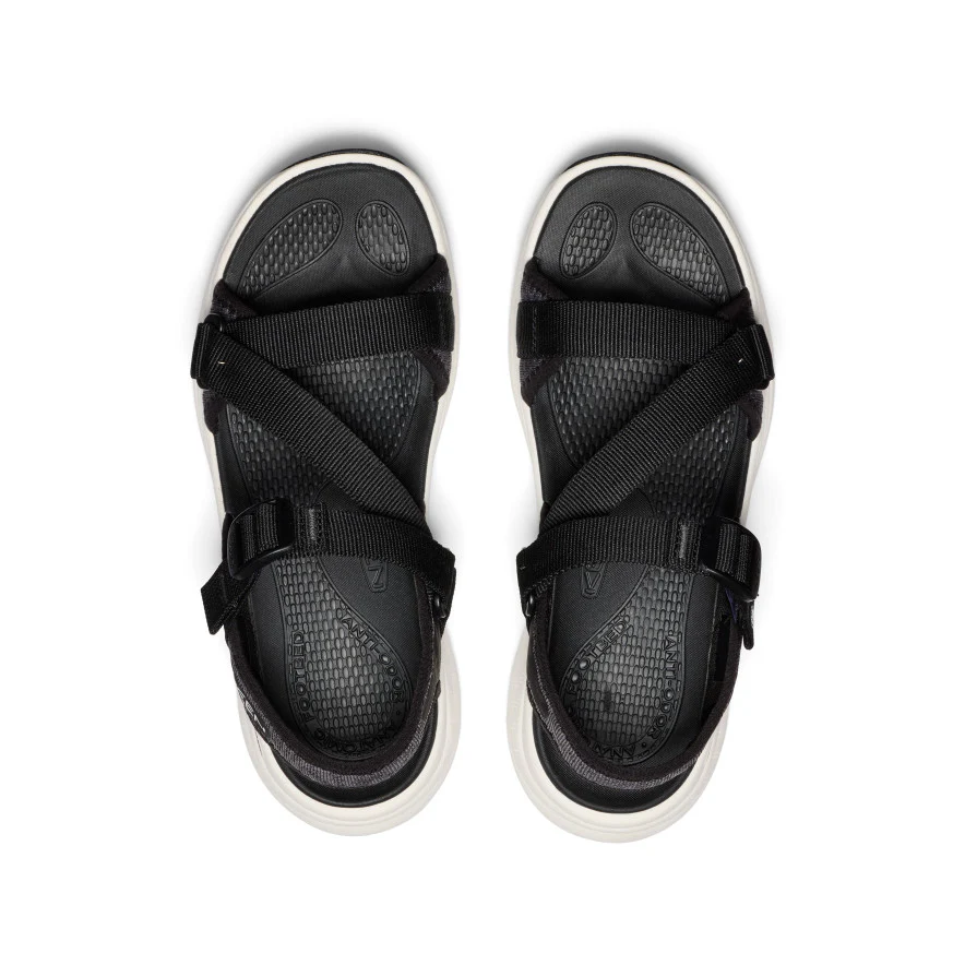 Women's Leiki Open-Toe Sandal  |  Black/Star White - Image 4