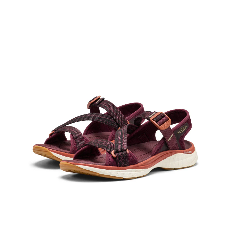 Women's Leiki Open-Toe Sandal  |  Fig/Burnt Brick - Image 2