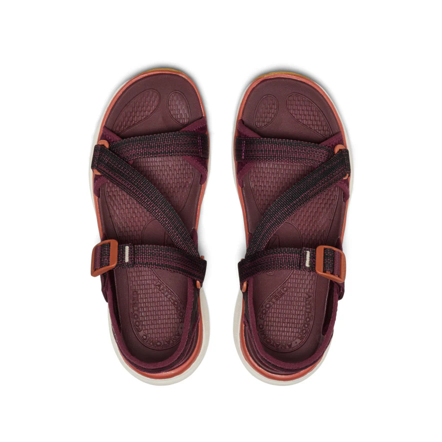 Women's Leiki Open-Toe Sandal  |  Fig/Burnt Brick - Image 4