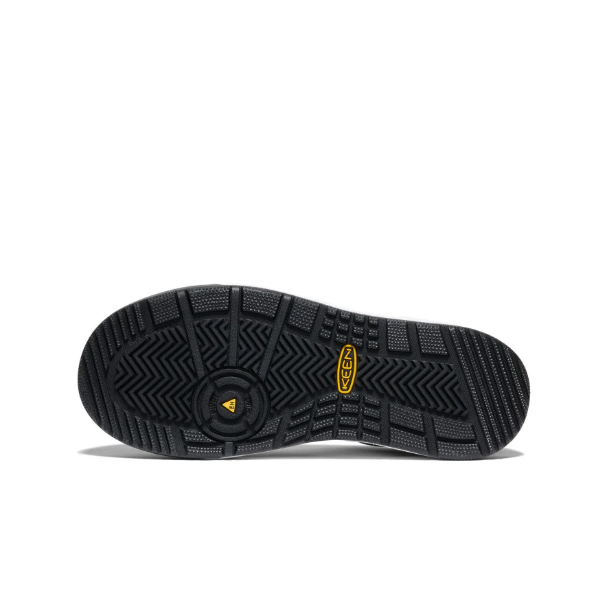 Women's Overton Work Shoe (Carbon Toe)  |  Star White/Black - Image 7