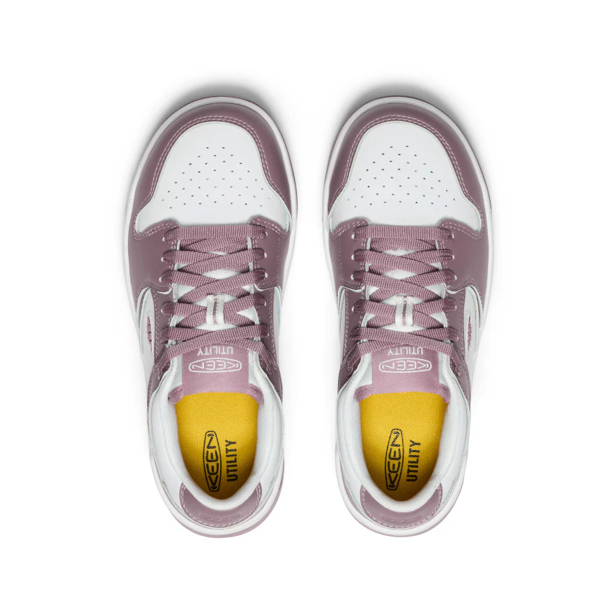 Women's Overton Work Shoe (Carbon Toe)  |  Toadstool/Star White - Image 5