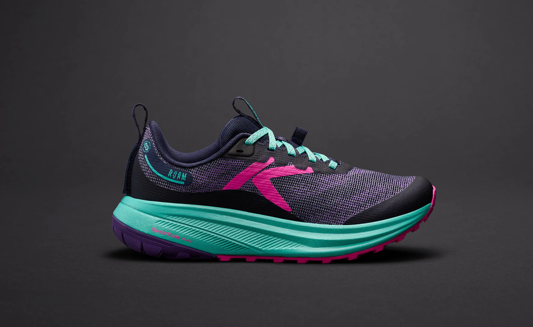 Women's Roam Trail Running Shoe  |  Pansy/Rose Violet - Image 7
