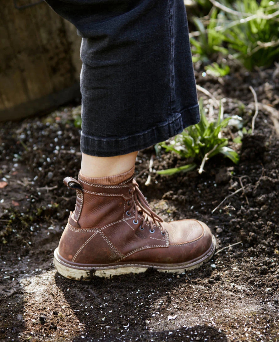 Women's San Jose 6" Boot (Soft Toe)  |  Gingerbread/Off White - Image 7