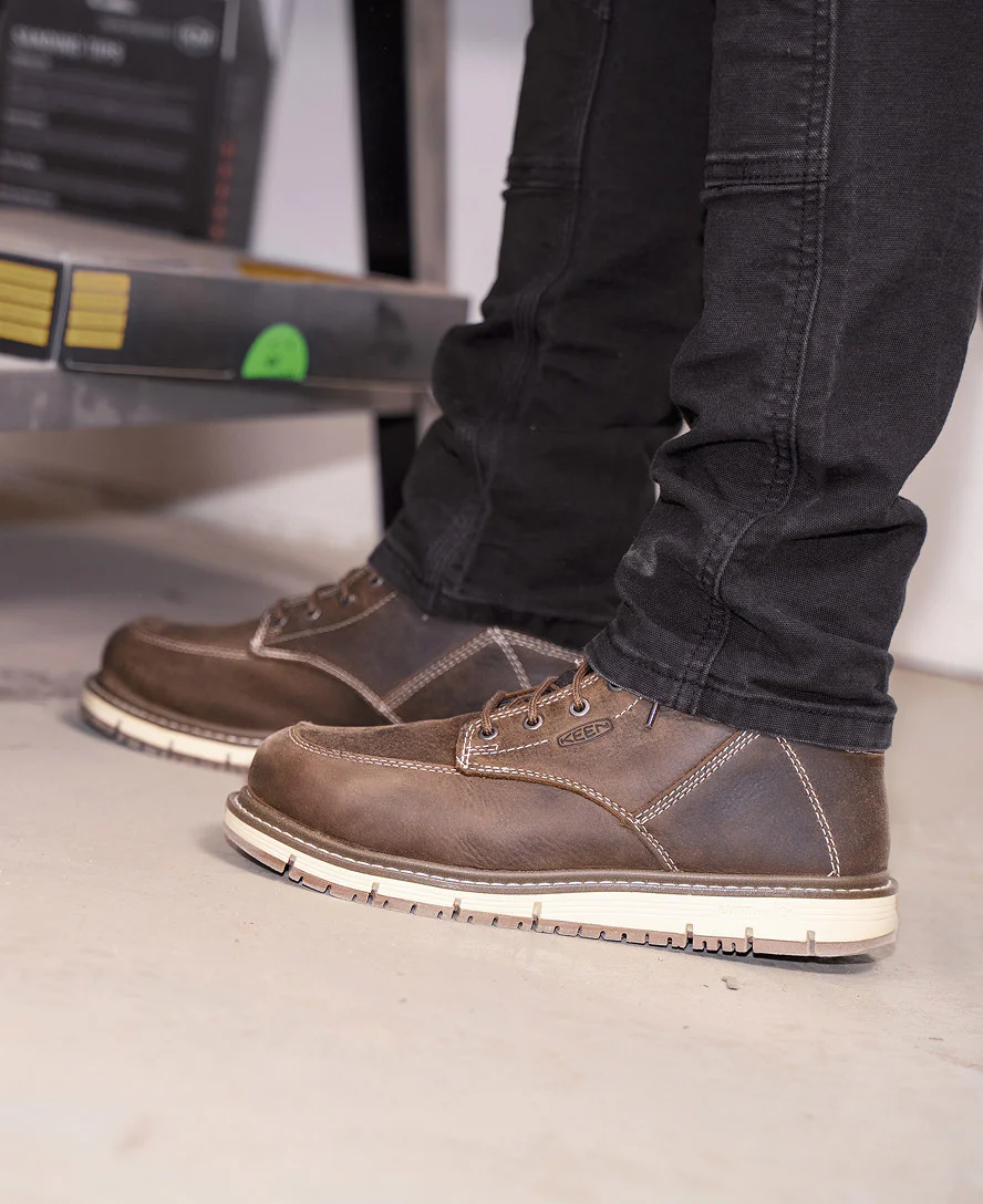 Women's San Jose 6" Waterproof Boot (Aluminum Toe) | Cascade Brown/Gum - Image 8