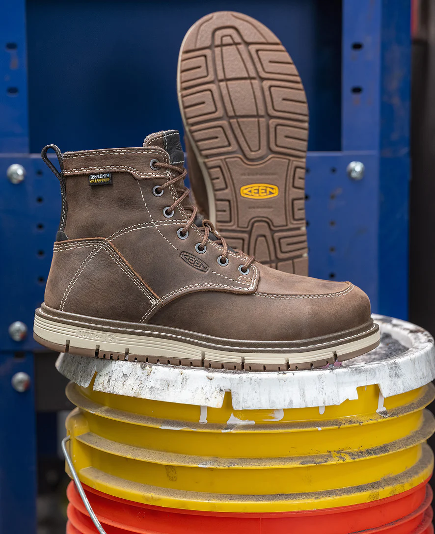 Women's San Jose 6" Waterproof Boot (Aluminum Toe) | Cascade Brown/Gum - Image 9